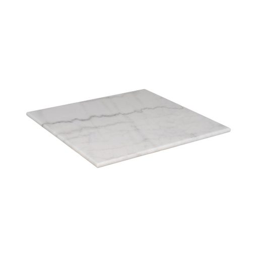 Tampo Da Mesa Quadrado Branco Mármore 60 X 60 X 1,80 Cm - Image 3