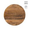 Tampo de Mesa Natural Madera De Mango 60 X 60 X 3 Cm