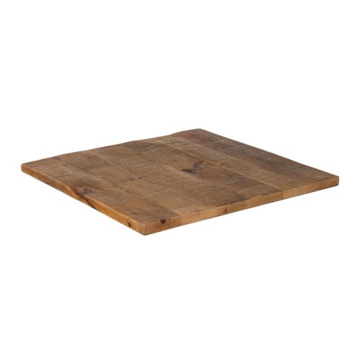 Tampo de Mesa Natural Madera De Mango 70 X 70 X 3 Cm - Image 3