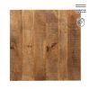 Tampo de Mesa Natural Madera De Mango 70 X 70 X 3 Cm