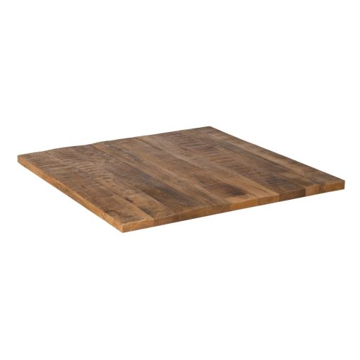 Tampo de Mesa Natural Madera De Mango 80 X 80 X 3 Cm - Image 3