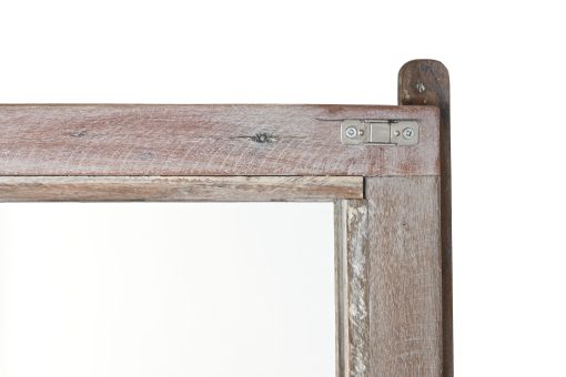 Vitrina Madeira Reciclada 100X40X180 Decapé Branco - Image 7