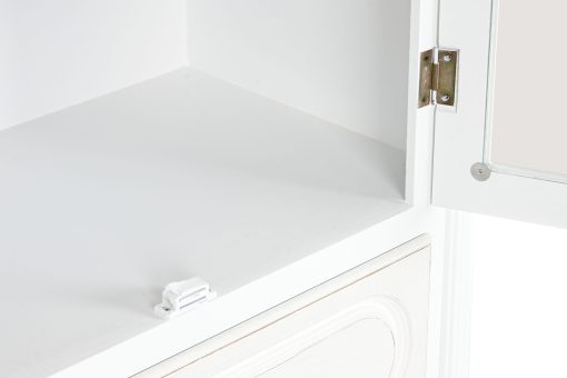 Vitrina Madeira Vidro 76X39X193 Branco - Image 7