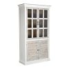 Vitrina Manga Vidro 110X45X200 Branco