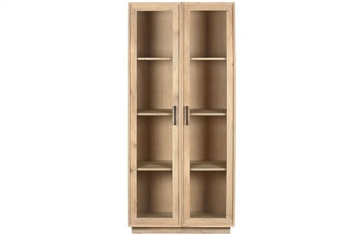 Vitrina Manga Vidro 80X40X180 Natural