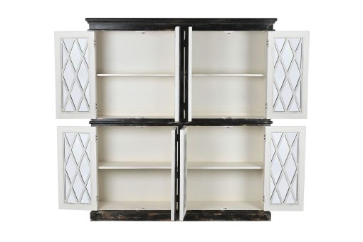 Vitrina Vidro 170X40X183 39,16 Envelhecido Preto - Image 5