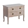 Mesita Castanho Claro Madera De Abeto 80 X 38 X 65