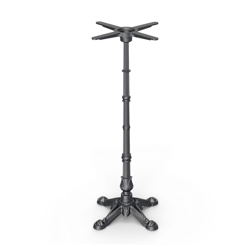 Pernas De Mesa Preto Ferro 54 X 54 X 108 Cm