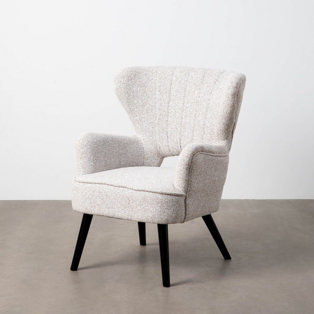 Poltrona Mármore Cru Tecido-Madeira Room 70 X 74 X 90 Cm