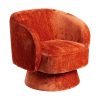 Poltrona Revolvendo Terracota Tecido 78 X 79 X 77 Cm