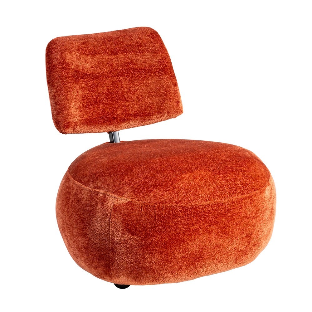Poltrona Terracota Tecido Room 67 X 73 X 67 Cm