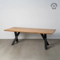 Alternative view of Mesa De Jantar Natural Madeira-Ferro 240 X 100 X 76 Cm