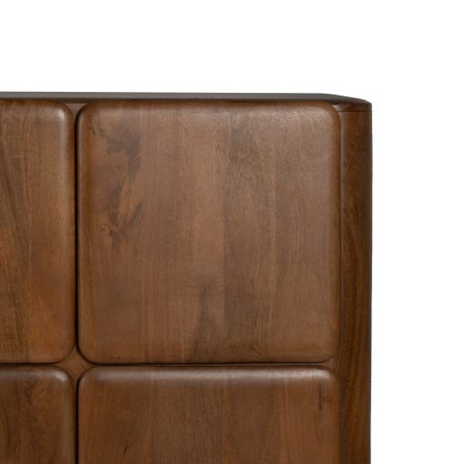 Armário Castanho Madeira Mango Nosy Be 104 X 45 X 110 Cm - Image 3