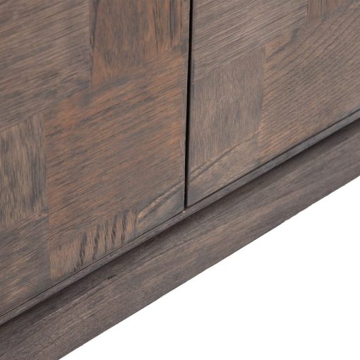Armário Castanho Mindi Madeira Room 110 X 45 X 180 Cm - Image 4