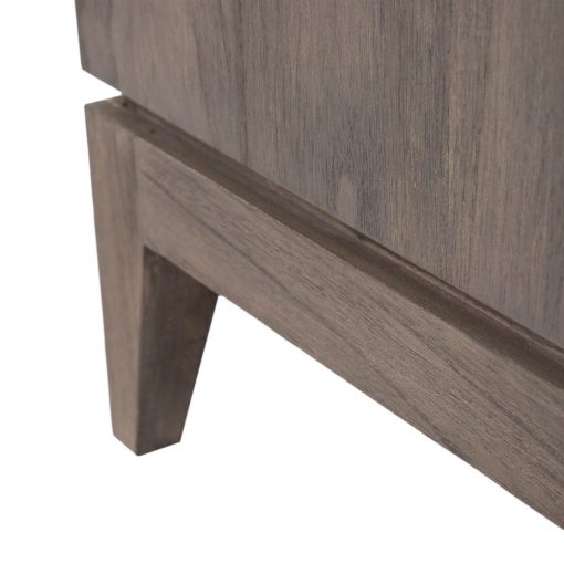 Armário Castanho Mindi Madeira Room 110 X 45 X 180 Cm - Image 5