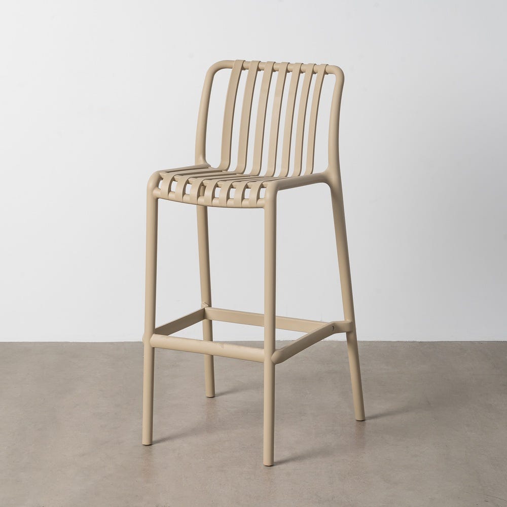 Banco Beige Polipropileno Exterior 51 X 50 X 102 Cm (2 unidades)