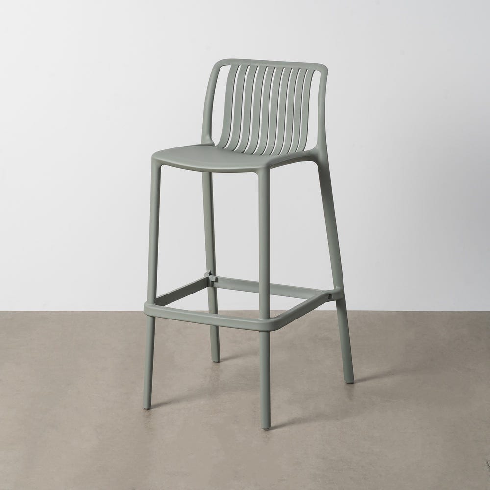 Banco Verde Polipropileno Exterior 52 X 55 X 100 Cm (4 unidades)
