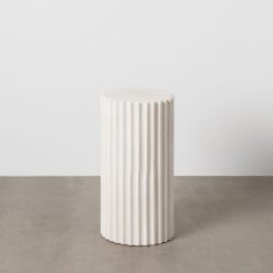 Base Branco Mdf- Decoração 30 X 30 X 60 Cm