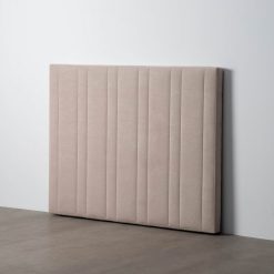 Alternative view of Cabeceira Beige Tecido Quarto 160 X 122 Cm