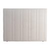 Cabeceira Beige Tecido Quarto 160 X 122 Cm