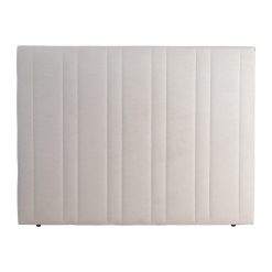 Cabeceira Beige Tecido Quarto 160 X 122 Cm