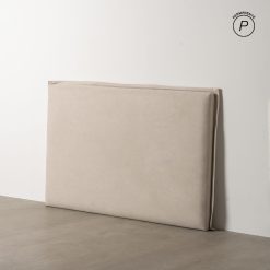 Alternative view of Cabeceira Beige Tecido Quarto 160 X 8 X 100 Cm
