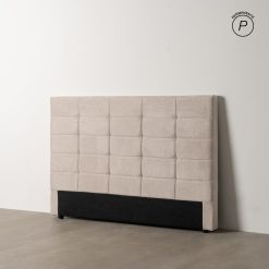 Alternative view of Cabeceira Beige Tecido Quarto 160 X 8 X 100 Cm