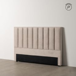 Alternative view of Cabeceira Beige Tecido Quarto 160 X 8 X 100 Cm
