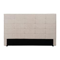 Cabeceira Beige Tecido Quarto 160 X 8 X 100 Cm