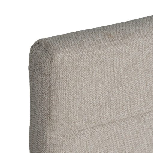 Cabeceira Beige Tecido Quarto 190 X 8 X 100 Cm - Image 3