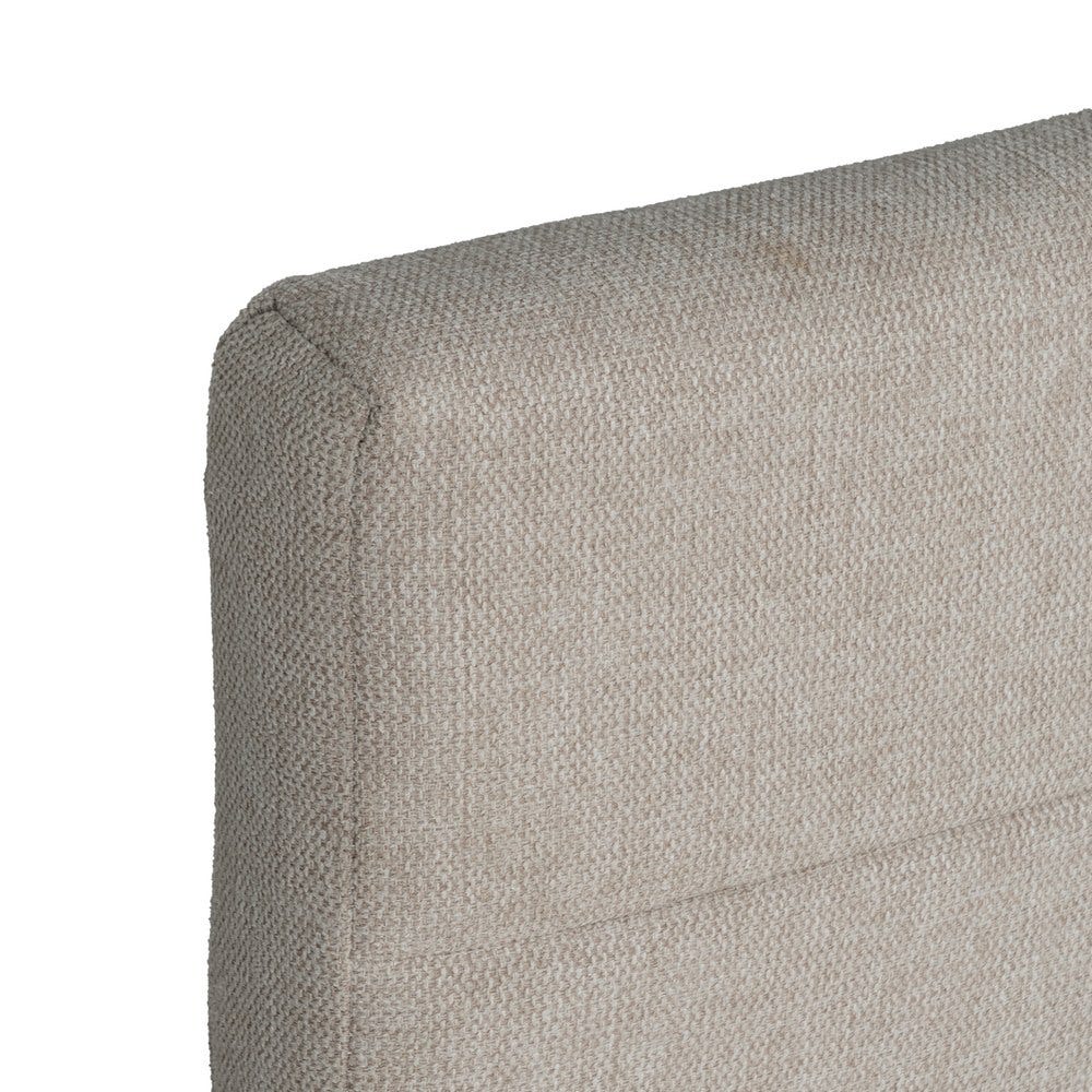 Cabeceira Beige Tecido Quarto 190 X 8 X 100 Cm - Image 3