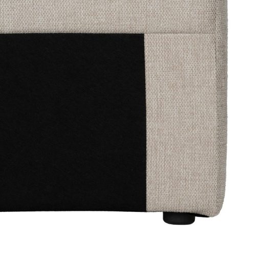 Cabeceira Beige Tecido Quarto 190 X 8 X 100 Cm - Image 4