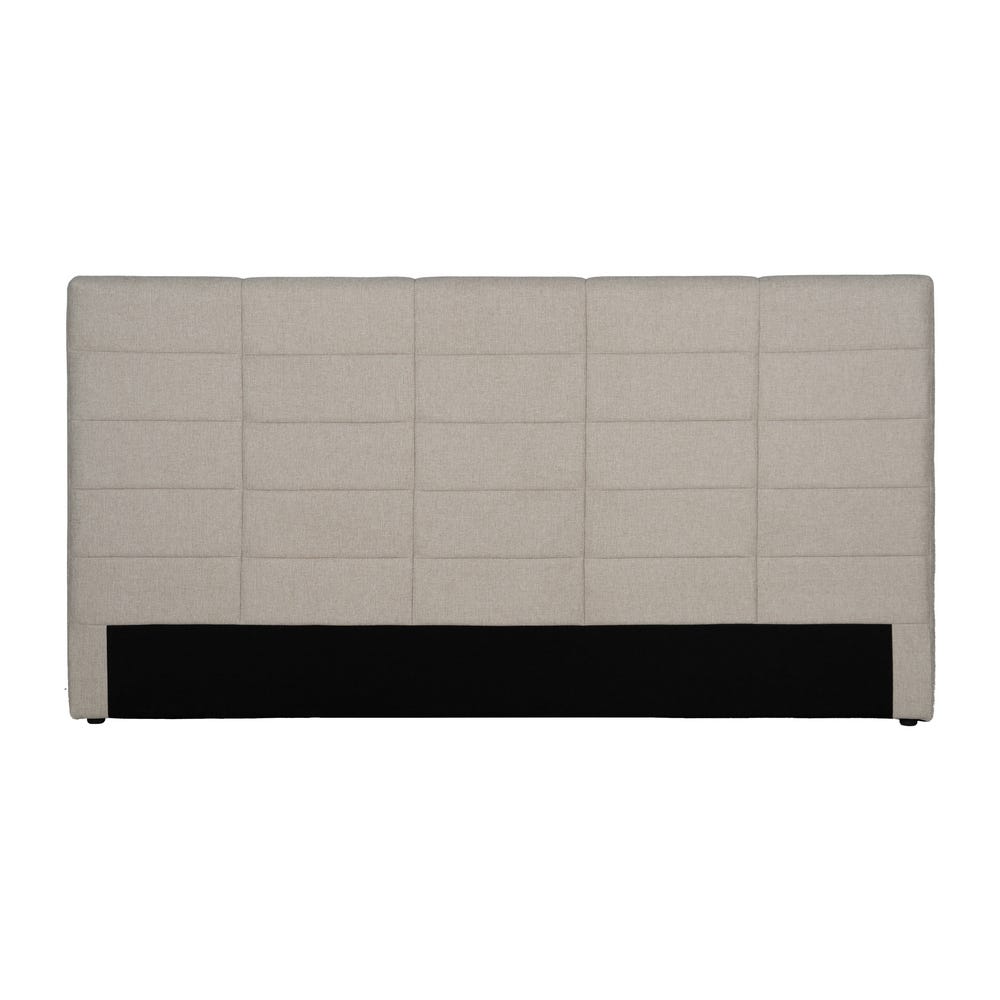 Cabeceira Beige Tecido Quarto 190 X 8 X 100 Cm