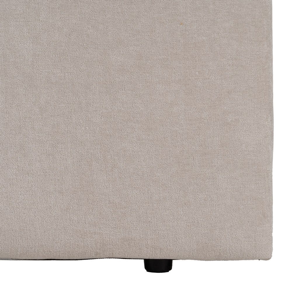 Cabeceira Creme Tecido Quarto 100 X 8 X 125 Cm - Image 3
