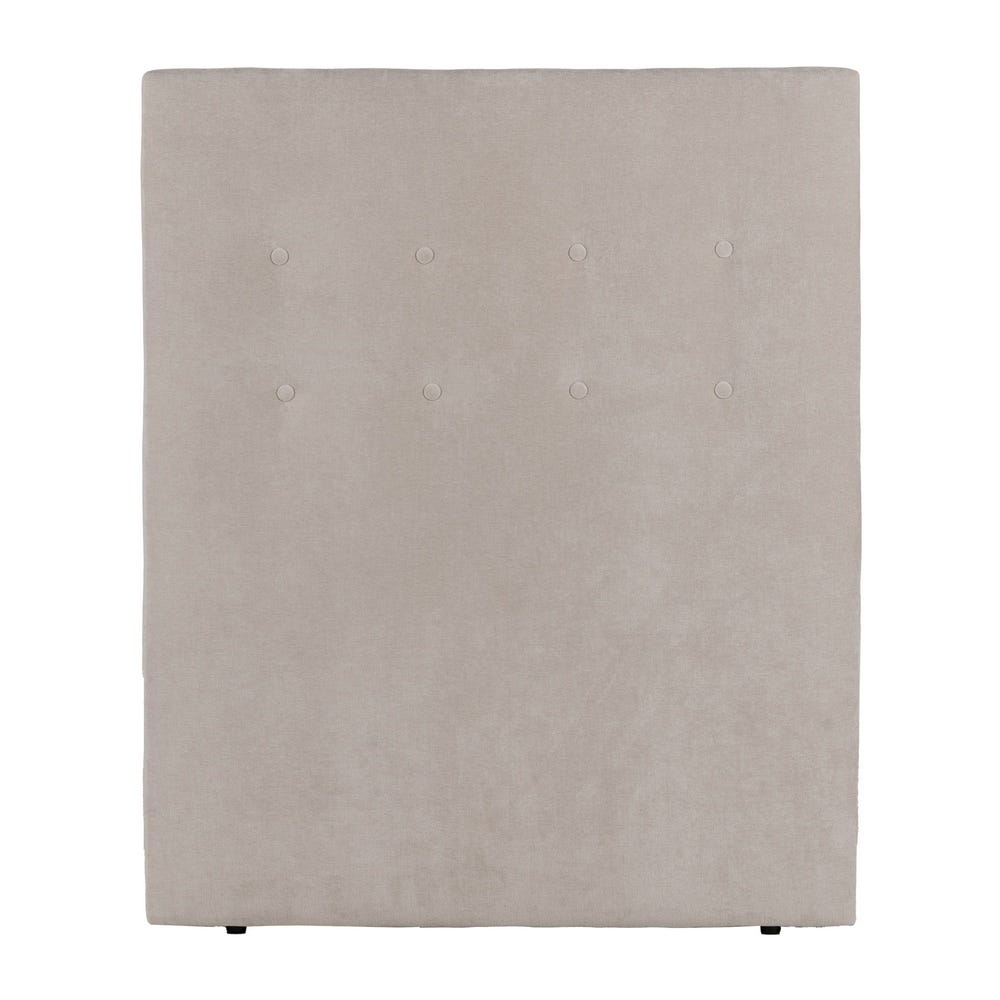 Cabeceira Creme Tecido Quarto 100 X 8 X 125 Cm