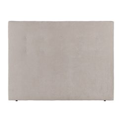Cabeceira Creme Tecido Quarto 165 X 8 X 125 Cm