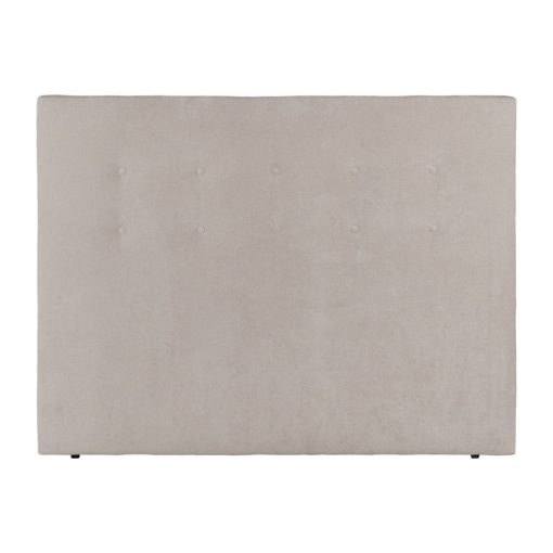 Cabeceira Creme Tecido Quarto 165 X 8 X 125 Cm