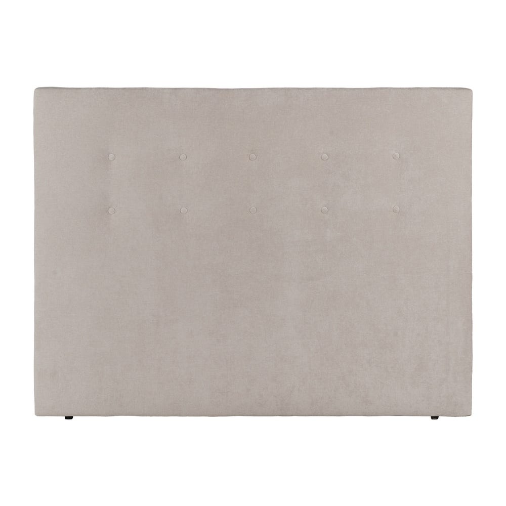 Cabeceira Creme Tecido Quarto 165 X 8 X 125 Cm