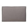 Cabeceira Taupe Old Tecido Quarto 160 X 8 X 100 Cm