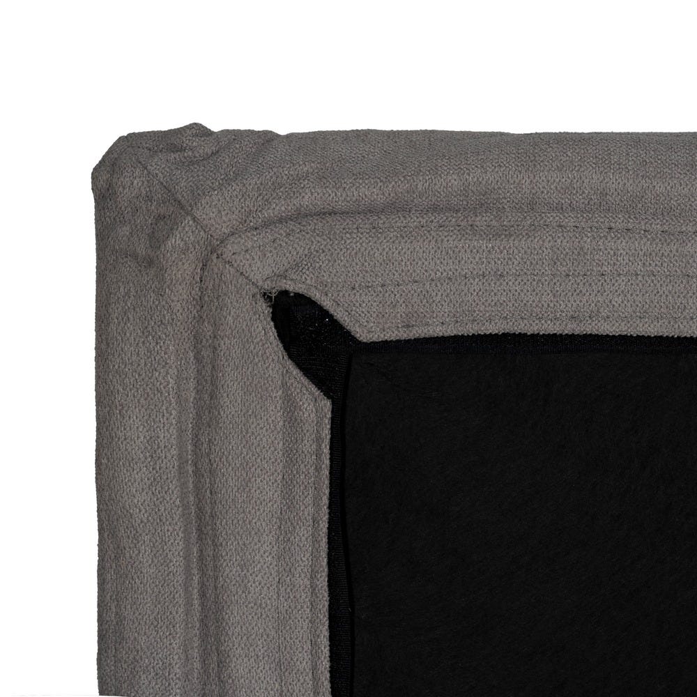 Cabeceira Taupe Old Tecido Quarto 190 X 8 X 100 Cm - Image 4