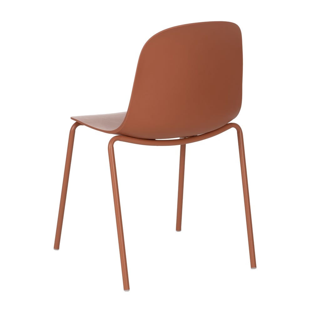 Cadeira Alaranjado Pp-Metal Exterior 50 X 53 X 85 Cm (4 unidades) - Image 4