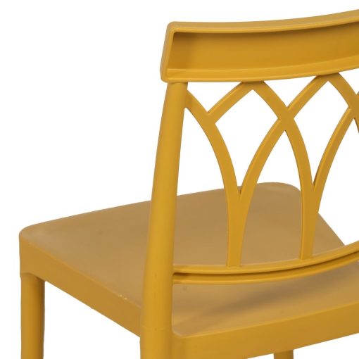 Cadeira Amarelo Polipropileno Contract 42 X 54 X 83 Cm - Image 5