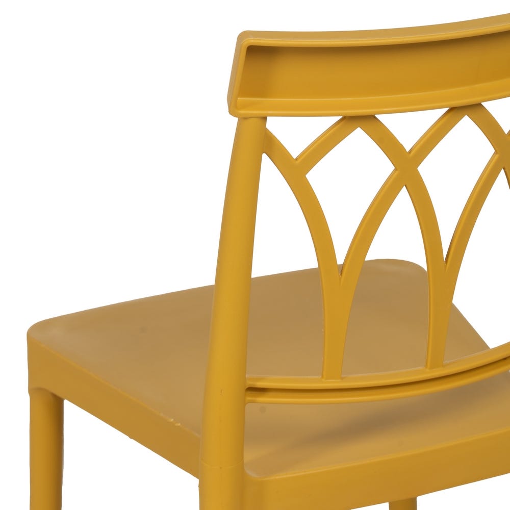 Cadeira Amarelo Polipropileno Contract 42 X 54 X 83 Cm - Image 5