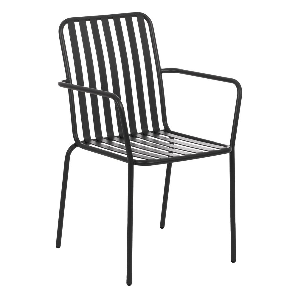 Cadeira Antracite Aço Exterior 56 X 57 X 87 Cm (2 unidades) - Image 3