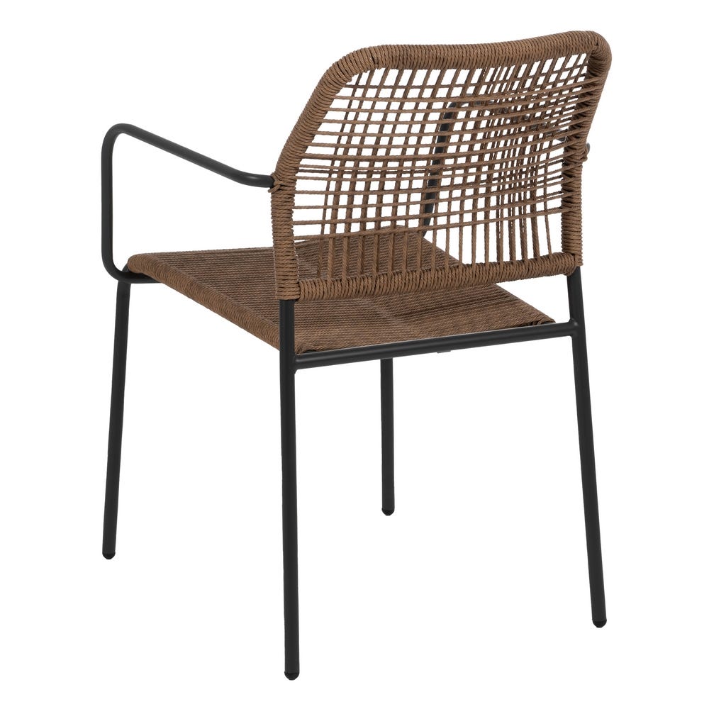 Cadeira Bege-Antracite Aço Exterior 53 X 63 X 78 Cm (2 unidades) - Image 3