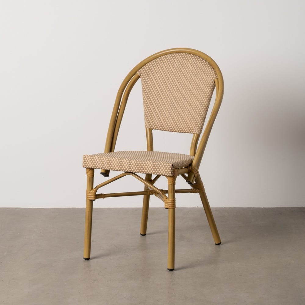 Cadeira Beige Aluminio-Textileno 50 X 54 X 85 Cm (2 unidades) - Image 2