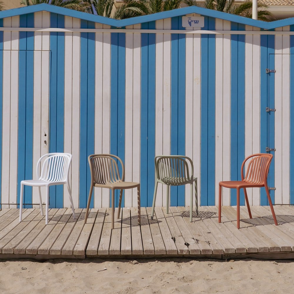 Cadeira Branco Polipropileno Contract 51 X 57 X 78 Cm (2 unidades) - Image 3