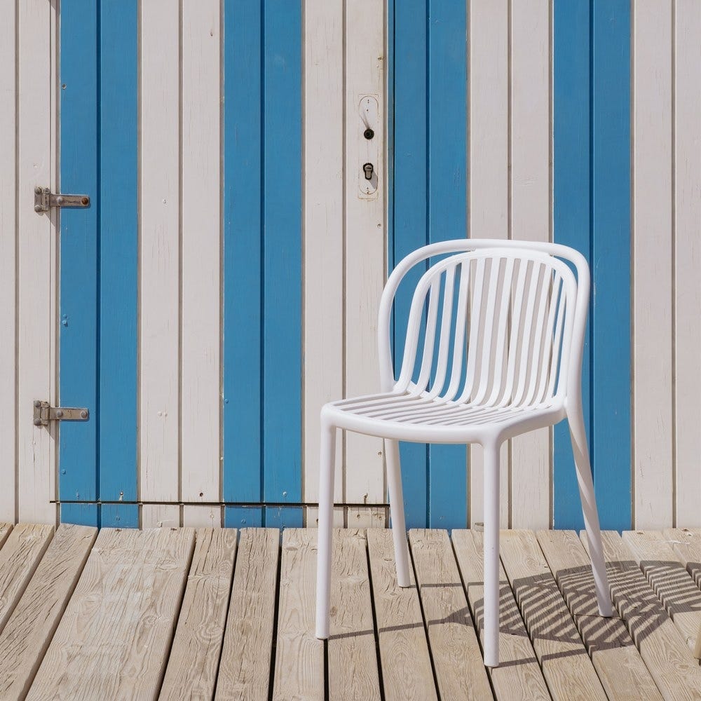 Cadeira Branco Polipropileno Contract 51 X 57 X 78 Cm (2 unidades)