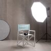 Cadeira Diretor Verde-Branco 56 X 53 X 84 Cm (2 unidades)