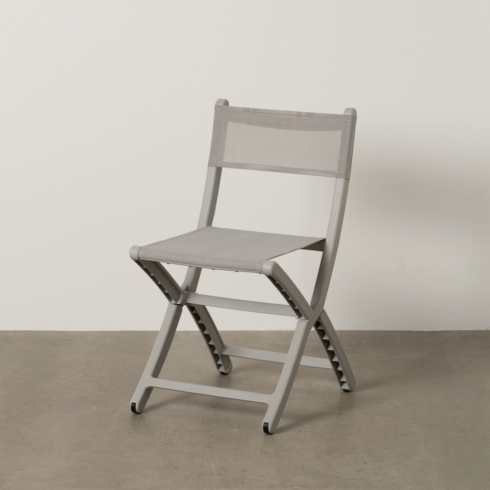 Cadeira Dobrável Cinza Polipropileno 45 X 55 X 83 Cm (4 unidades) - Image 2